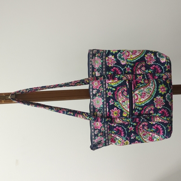 Vera Bradley Petal Paisley Vera Tote Shoulder Bag - Picture 1 of 11